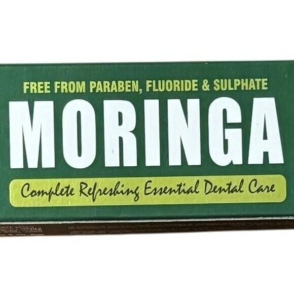 Moringa 5 In 1 Toothpaste With Myrrh Oil, Sage Oil, White Oak Bark, Clove, and M - Picture 3 of 10